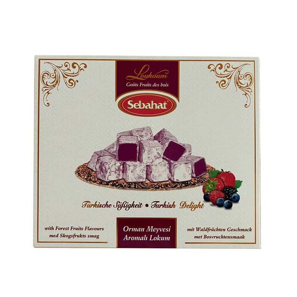 Forest Fruit Turkish Delight In Gift Box